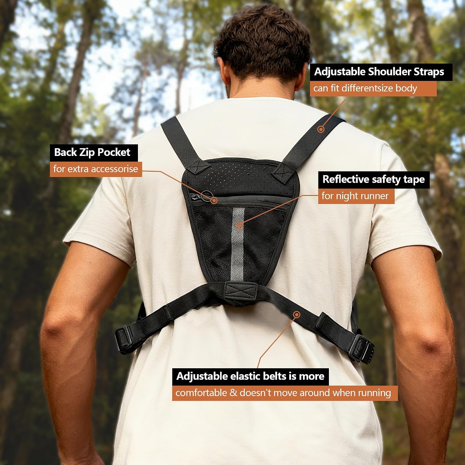 image:imageSports Chest Bag For MenChest Rig Running Vest