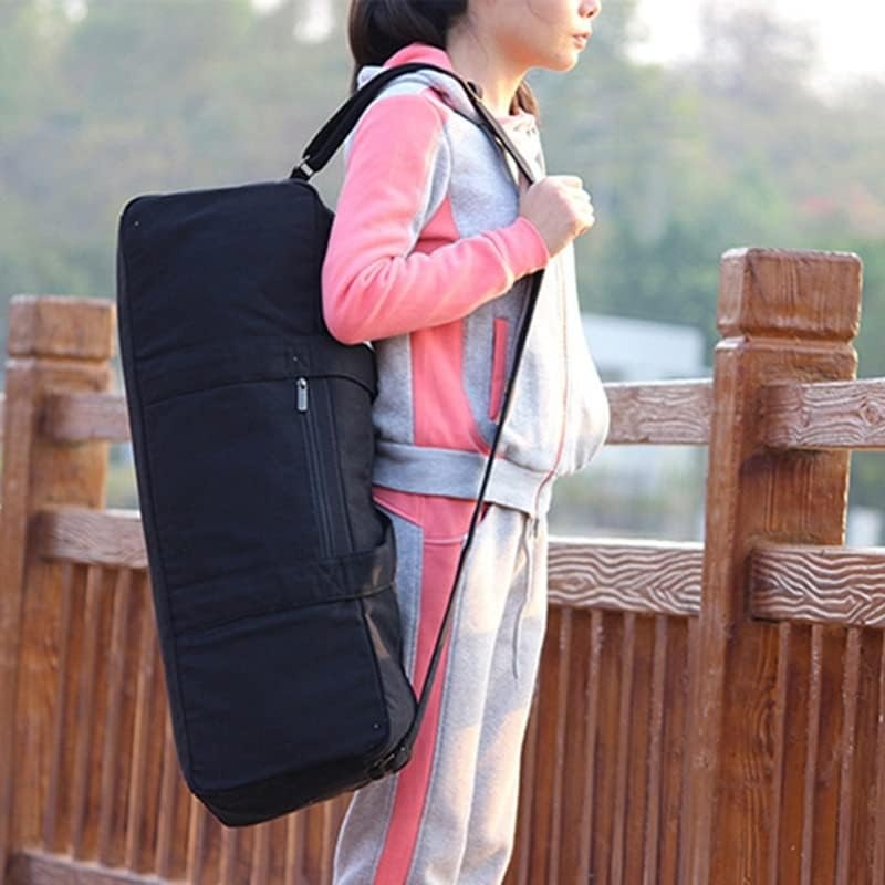image:imageCanvas Yoga Mat Bag Fitness Gym Bags for Women Training Gymtas Sports Shouder Pilates SolidD