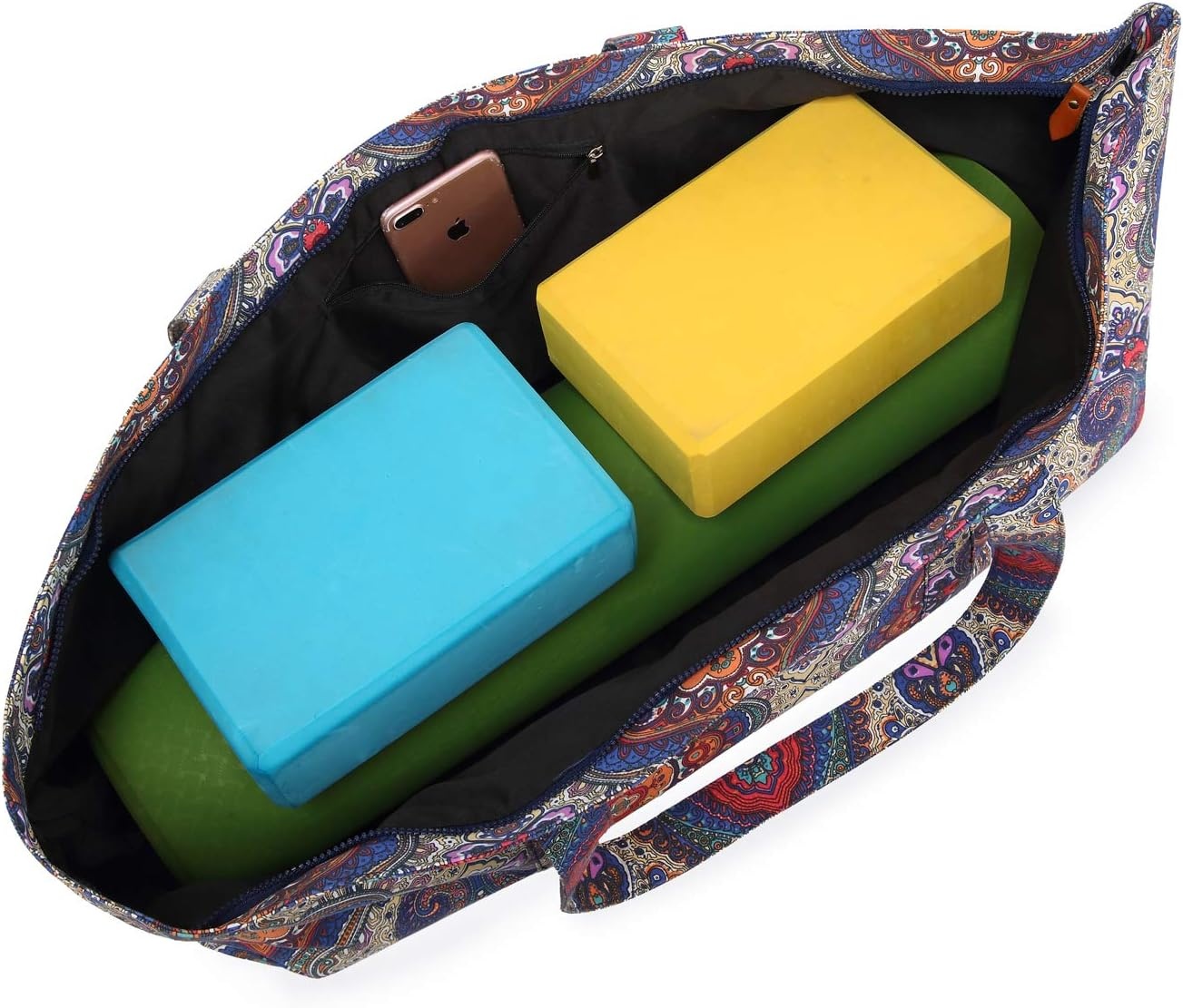 image:imageLarge Yoga Mat Bag for Women amp Men FullZip Gym Bag with Yoga Mat HolderCelestial