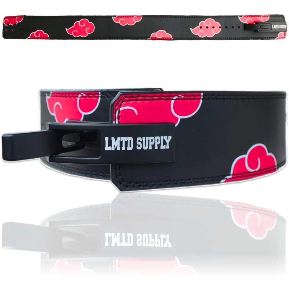 image:imageAnime Lever Belt Weight Lifting Belt Heavy Duty Powerlifting Weightlifting Gym Belt for Deadlifts Squats Back SupportRed Akat Cloud