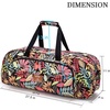 AROME Yoga Mat Bag for Women Men Large Canvas Yoga Bag Gym Tote(Color Leaf)