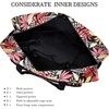 AROME Yoga Mat Bag for Women Men Large Canvas Yoga Bag Gym Tote(Color Leaf)