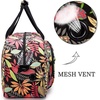 AROME Yoga Mat Bag for Women Men Large Canvas Yoga Bag Gym Tote(Color Leaf)