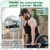 Anime Lever Belt, Weight Lifting Belt, Heavy Duty Powerlifting Weightlifting Gym Belt for Deadlifts Squats Back Support(Green Leee)
