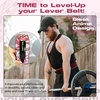 Anime Lever Belt, Weight Lifting Belt, Heavy Duty Powerlifting Weightlifting Gym Belt for Deadlifts Squats Back Support(Pink Nezku)