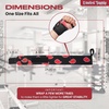 Anime Lever Belt, Weight Lifting Belt, Heavy Duty Powerlifting Weightlifting Gym Belt for Deadlifts Squats Back Support(Red Cloud 3pcs (Belt + Wrist Wrap + Bag Set))