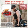 Anime Lever Belt, Weight Lifting Belt, Heavy Duty Powerlifting Weightlifting Gym Belt for Deadlifts Squats Back Support(Red Itaachii)