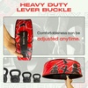 Anime Lever Belt, Weight Lifting Belt, Heavy Duty Powerlifting Weightlifting Gym Belt for Deadlifts Squats Back Support(Red Itaachii)