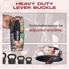 Anime Lever Belt, Weight Lifting Belt, Heavy Duty Powerlifting Weightlifting Gym Belt for Deadlifts Squats Back Support(Red Trio Op)