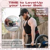 Anime Lever Belt, Weight Lifting Belt, Heavy Duty Powerlifting Weightlifting Gym Belt for Deadlifts Squats Back Support(Red Trio Op)