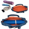 Canvas Yoga Mat Bag Fitness Gym Bags for Women Training Gymtas Sports Shouder Pilates Solid(C)