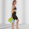 InflatDecor Inflatable Duffle Bag for Women – Lightweight Waterproof Small Gym Bag with Adjustable Strap – PVC Non-Toxic Material (Green&Blue)(Green&Blue)