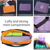 JoYnWell Yoga Bags and Carriers Fits All Your Stuff, Extra Large Yoga Mat Bag Full Zip Yoga Mat Bag with 3 Zipper pockets(Black-Multicolor)