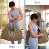 JoYnWell Yoga Bags and Carriers Fits All Your Stuff, Extra Large Yoga Mat Bag Full Zip Yoga Mat Bag with 3 Zipper pockets(Pickle-Khaki)
