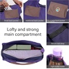 JoYnWell Yoga Bags and Carriers Fits All Your Stuff, Extra Large Yoga Mat Bag Full Zip Yoga Mat Bag with 3 Zipper pockets(Raisin-Purple)