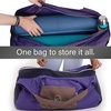 JoYnWell Yoga Bags and Carriers Fits All Your Stuff, Extra Large Yoga Mat Bag Full Zip Yoga Mat Bag with 3 Zipper pockets(Raisin-Purple)