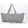 Large Yoga Mat Bag for Women & Men, Full-Zip Gym Bag with Yoga Mat Holder(Stripe)