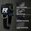 RitFit Kickback Ankle Straps Padded Ankle Strap for Cable Machine,Strong Hook and Loop,Reinforced 3 D-Ring, Adjustable Comfort fit Neoprene – Premium Ankle Cuffs to Enhance Abs, Glute & Leg Workouts(Blue)
