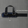 RitFit Kickback Ankle Straps Padded Ankle Strap for Cable Machine,Strong Hook and Loop,Reinforced 3 D-Ring, Adjustable Comfort fit Neoprene – Premium Ankle Cuffs to Enhance Abs, Glute & Leg Workouts(Blue)