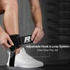 RitFit Kickback Ankle Straps Padded Ankle Strap for Cable Machine,Strong Hook and Loop,Reinforced 3 D-Ring, Adjustable Comfort fit Neoprene – Premium Ankle Cuffs to Enhance Abs, Glute & Leg Workouts(Black)