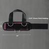 RitFit Kickback Ankle Straps Padded Ankle Strap for Cable Machine,Strong Hook and Loop,Reinforced 3 D-Ring, Adjustable Comfort fit Neoprene – Premium Ankle Cuffs to Enhance Abs, Glute & Leg Workouts(Pink)