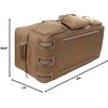 Sandpiper of California Rolling Loadout Luggage X-Large Bag(Brown)