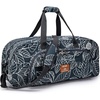 AROME Yoga Mat Bag for Women Men Large Canvas Yoga Bag Gym Tote(Blue Leaf)