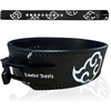 Anime Lever Belt, Weight Lifting Belt, Heavy Duty Powerlifting Weightlifting Gym Belt for Deadlifts Squats Back Support(Black Cloud)