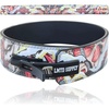 Anime Lever Belt, Weight Lifting Belt, Heavy Duty Powerlifting Weightlifting Gym Belt for Deadlifts Squats Back Support(Yellow Titann)