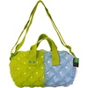 InflatDecor Inflatable Duffle Bag for Women – Lightweight Waterproof Small Gym Bag with Adjustable Strap – PVC Non-Toxic Material (Green&Blue)(Green&Blue)
