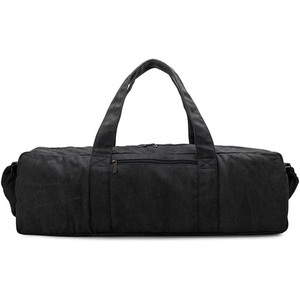 Canvas Yoga Mat Bag Fitness Gym Bags for Women Training Gymtas Sports Shouder Pilates Solid(C)