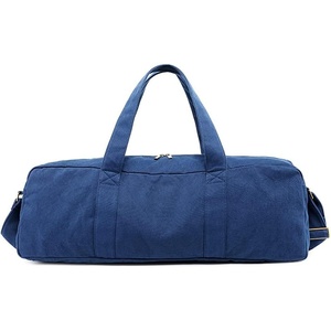 Canvas Yoga Mat Bag Fitness Gym Bags for Women Training Gymtas Sports Shouder Pilates Solid(D)