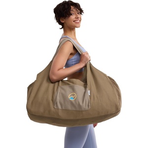 JoYnWell Yoga Bags and Carriers Fits All Your Stuff, Extra Large Yoga Mat Bag Full Zip Yoga Mat Bag with 3 Zipper pockets(Pickle-Khaki)