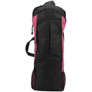 Multifunction Yoga Mat Bag Gym Backpack Large Capacity Luggage Pilates Case(Black)