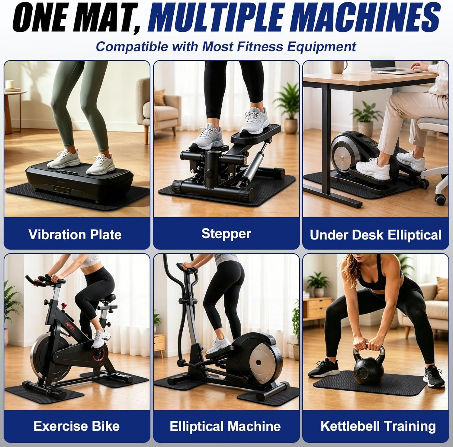 image:imageDoubleSided NonSlip Vibration Plate Mat Anti Vibration Mat5MM Thick