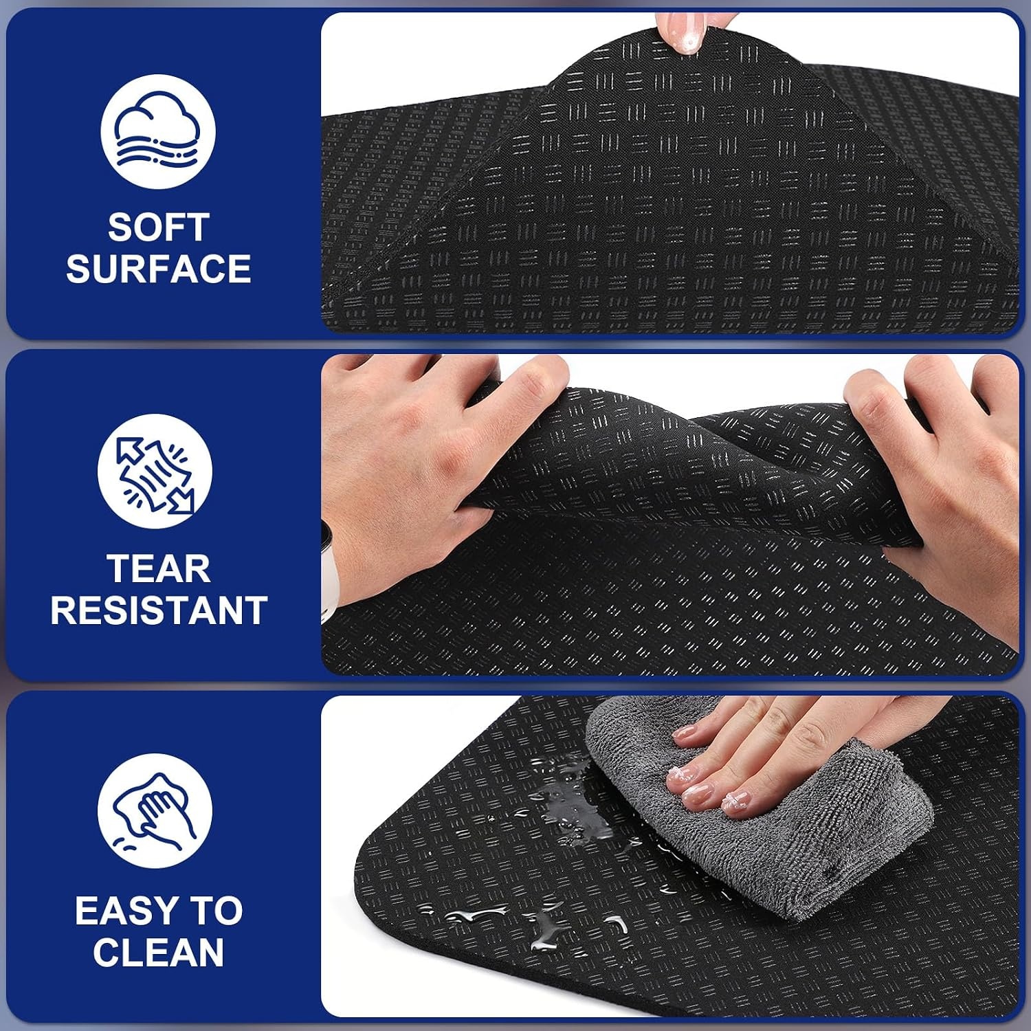 image:imageDoubleSided NonSlip Vibration Plate Mat Anti Vibration Mat7MM Thick