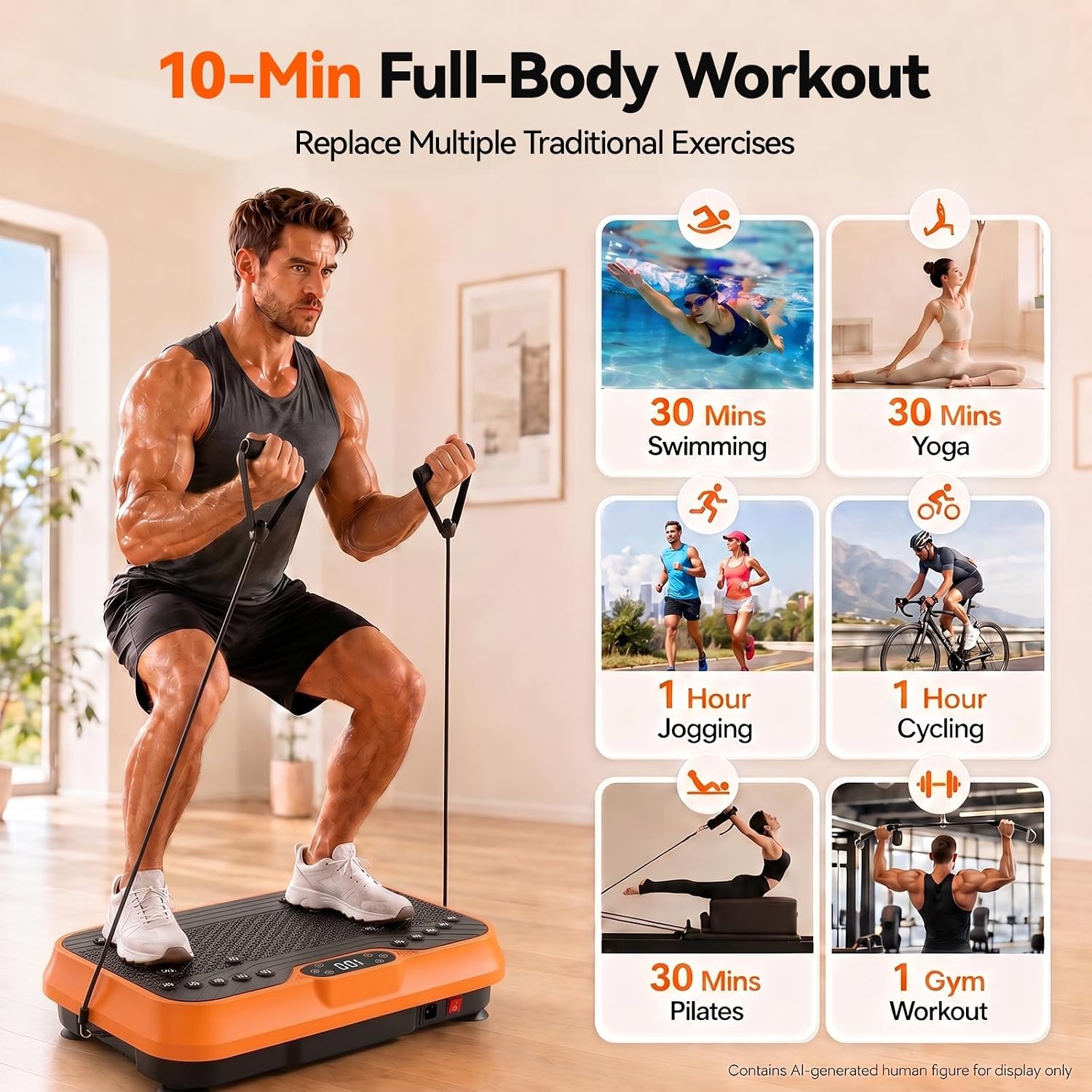 image:imageVibration Plate Exercise Machine for Lymphatic Drainage
