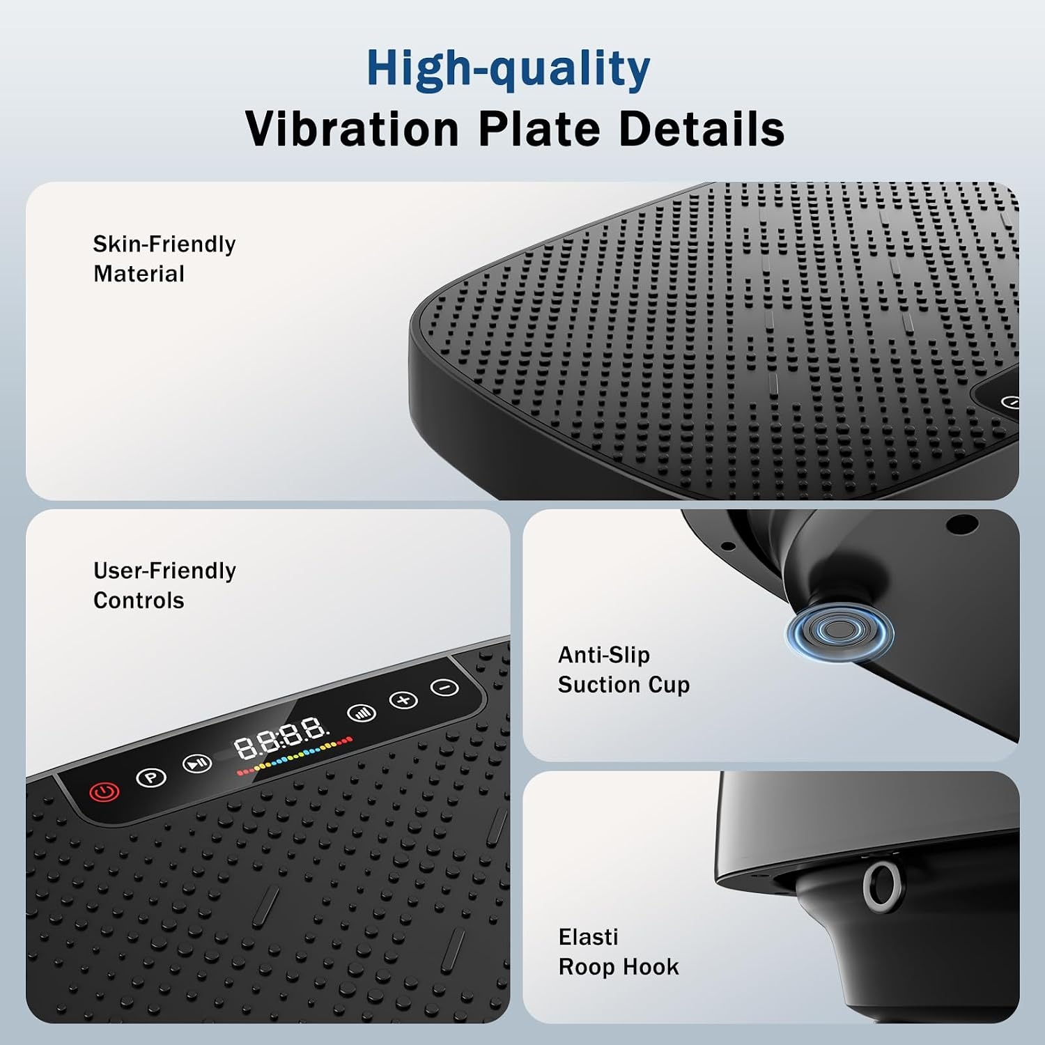image:imageVibration Plate Exercise Machine for Lymphatic DrainageClassic Black