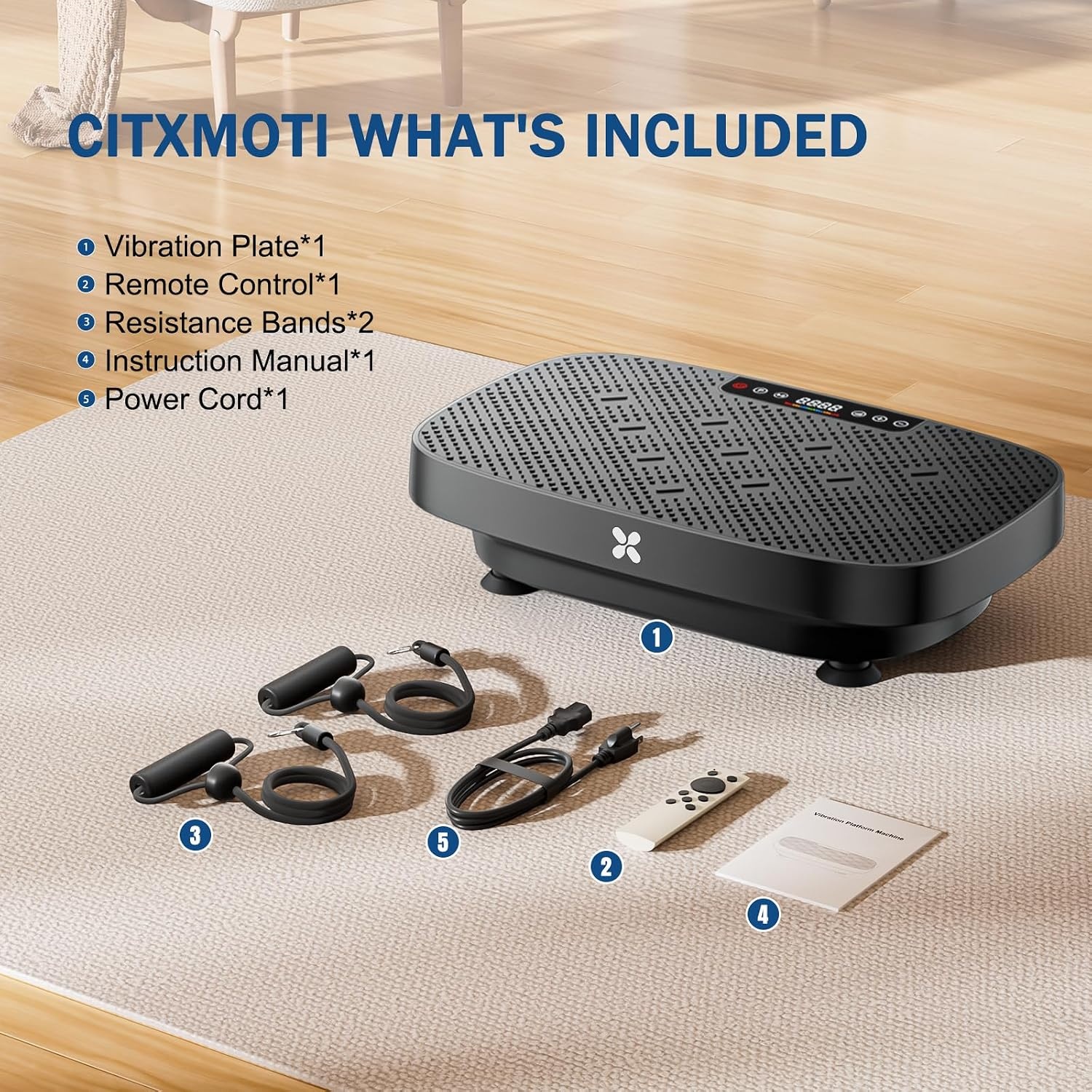 image:imageVibration Plate Exercise Machine for Lymphatic DrainageClassic Black