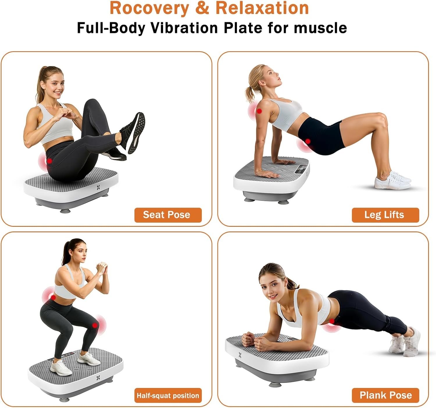 image:imageVibration Plate Exercise Machine for Lymphatic DrainageGray