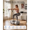 CURSOR Vibration Plate Exercise Machine 250-Level Full Body Shaker Platform(White)