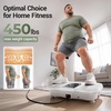 Vibration Plate Exercise Machine 450lbs Capacity Full Body Shaker Platform(White)
