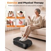 Vibration Plate Exercise Machine, Vibration Plate for Lymphatic Drainage, 99 Speeds & 9 Programs, 330 LBS Capacity, 200W Whole Body Workout Equipment for Home Gym Fitness(Black)