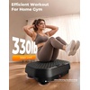 Vibration Plate Exercise Machine, Vibration Plate for Lymphatic Drainage, 99 Speeds & 9 Programs, 330 LBS Capacity, 200W Whole Body Workout Equipment for Home Gym Fitness(Black)