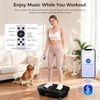Vibration Plate Exercise Machine, Vibration Plate for Lymphatic Drainage with Bluetooth, 400 Lbs Capacity, 120 Speeds, Vibration Plate Machine Fitness Equipment for Strength Toning & Fat Loss