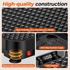 Vibration Plate Exercise Machine, Whole Body Vibration Platform(Black)