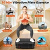 Vibration Plate Exercise Machine, Whole Body Vibration Platform(Black)