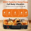 Vibration Plate Exercise Machine, Whole Body Vibration Platform(Black)
