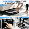 Vibration Plate Exercise Machine, Whole Body Vibration Platform(Black and White)