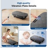 Vibration Plate Exercise Machine for Lymphatic Drainage(Classic Black)